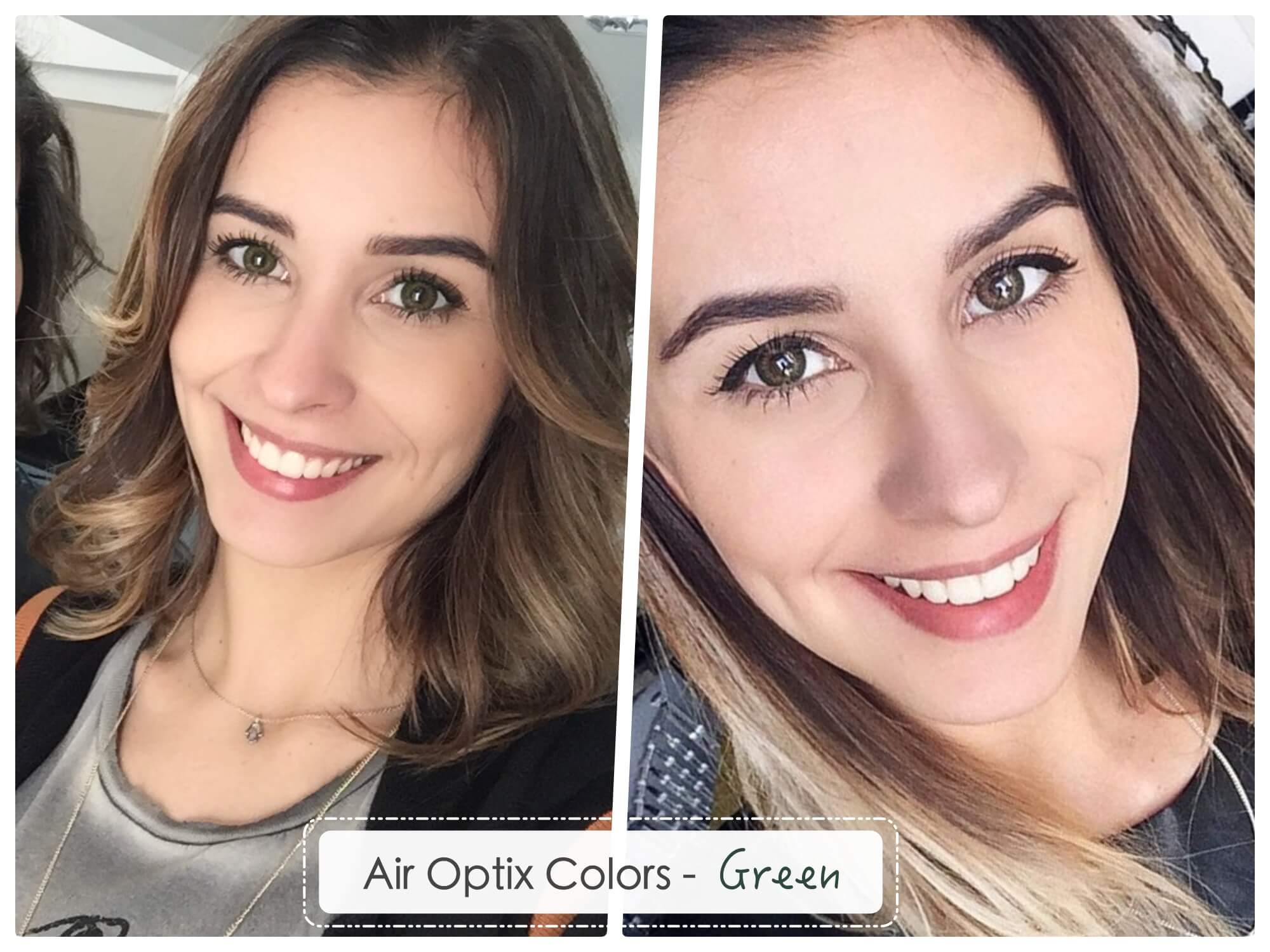 Lentes de contato Air Optix Colors cor Green
